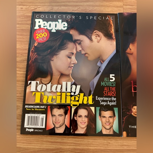 2008 Twilight Saga/Kristen Stewart/Robert Pattinson/Taylor Lautner/3 Magazines - Picture 2 of 16